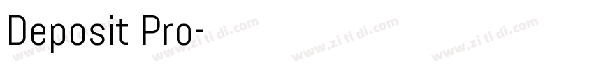 Deposit Pro字体转换
